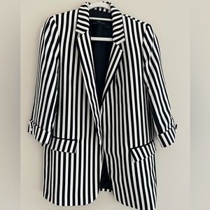 Zara stripped blazer
